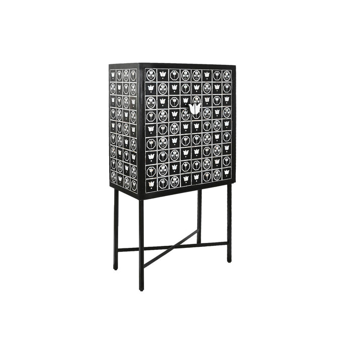 Mobilă Laterală DKD Home Decor Bicolor Fier Os 80 x 40 x 153 cm