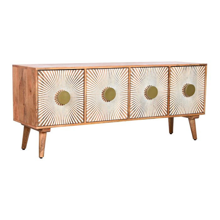 Mobilă TV Home ESPRIT Auriu* Natural Lemn 145 x 40 x 60 cm