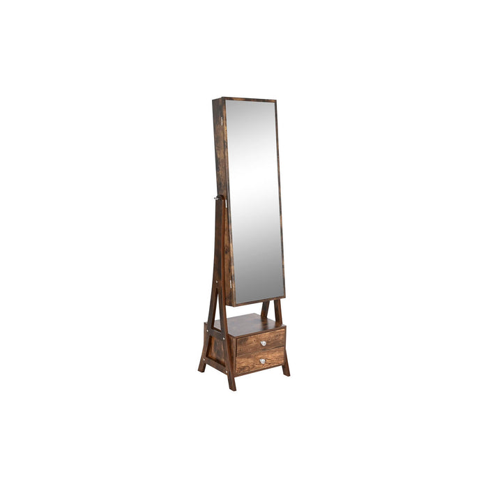 Suport de Bijuterii cu Picior Home ESPRIT Maro Lemn MDF 45 x 36 x 154 cm