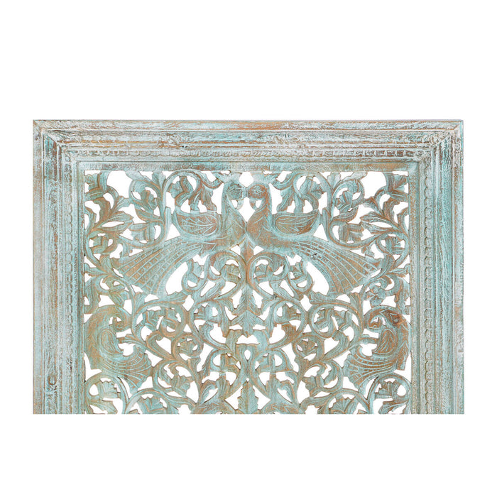Decorațiune de Perete Home ESPRIT Turquoise 85 x 6 x 120 cm
