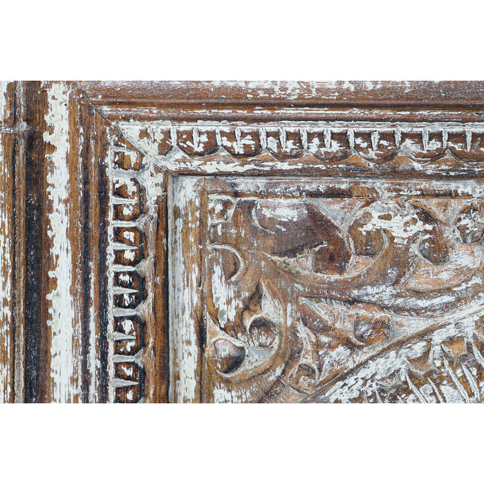 Decorațiune de Perete Home ESPRIT Alb Maro Finisaj învechit 76 x 6 x 106 cm