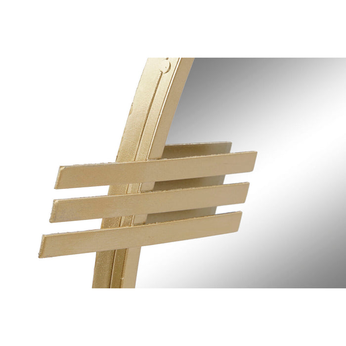 Oglindă de perete Home ESPRIT Auriu* Metal Geam 85 x 2 x 85 cm