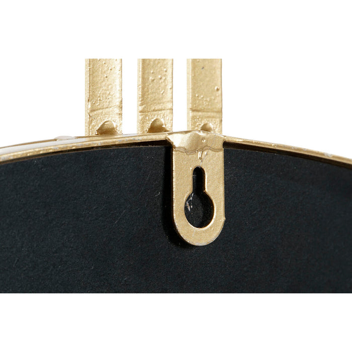 Oglindă de perete Home ESPRIT Auriu* Metal Geam 85 x 2 x 85 cm