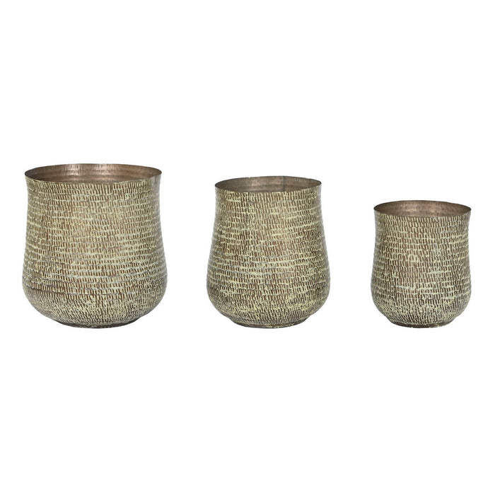 Set de jardiniere Home ESPRIT Verde Aluminiu 44 x 44 x 46 cm