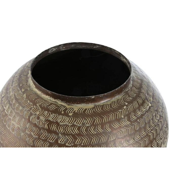 Vază Home ESPRIT Verde Aluminiu 40 x 40 x 49 cm