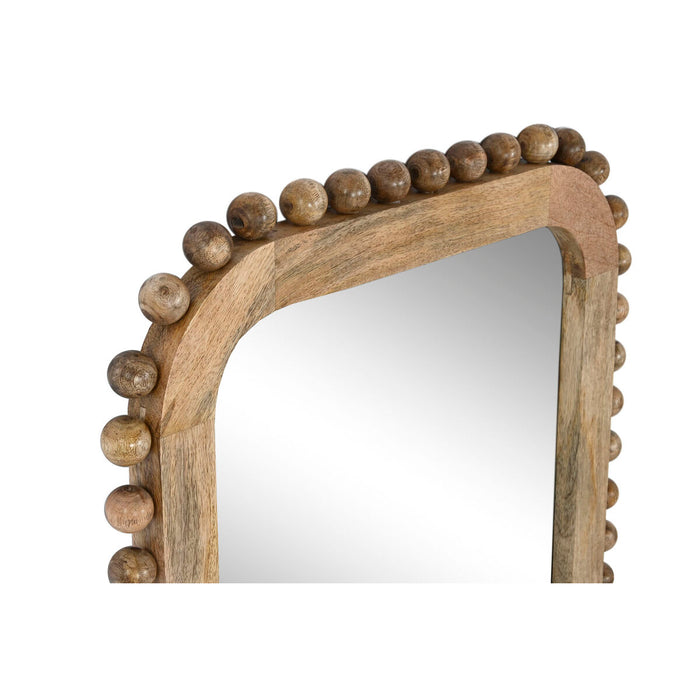 Oglindă de perete Home ESPRIT Natural Lemn de mango Mingi 60 x 2,5 x 90 cm