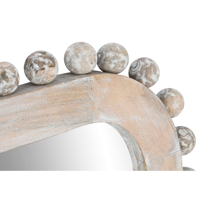 Oglindă de perete Home ESPRIT Alb Lemn de mango murat 60 x 2,5 x 90 cm