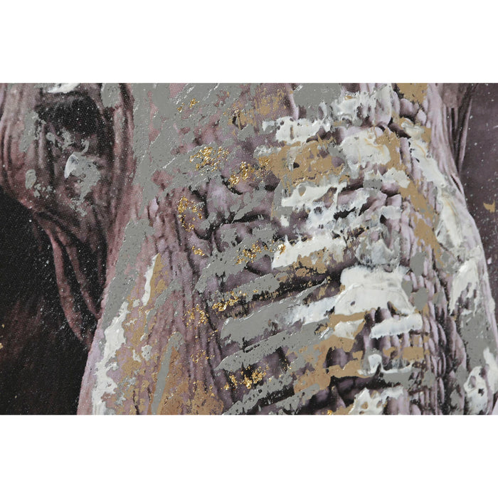 Tablou Home ESPRIT Elefant Colonial 90 x 3 x 120 cm (2 Unități)