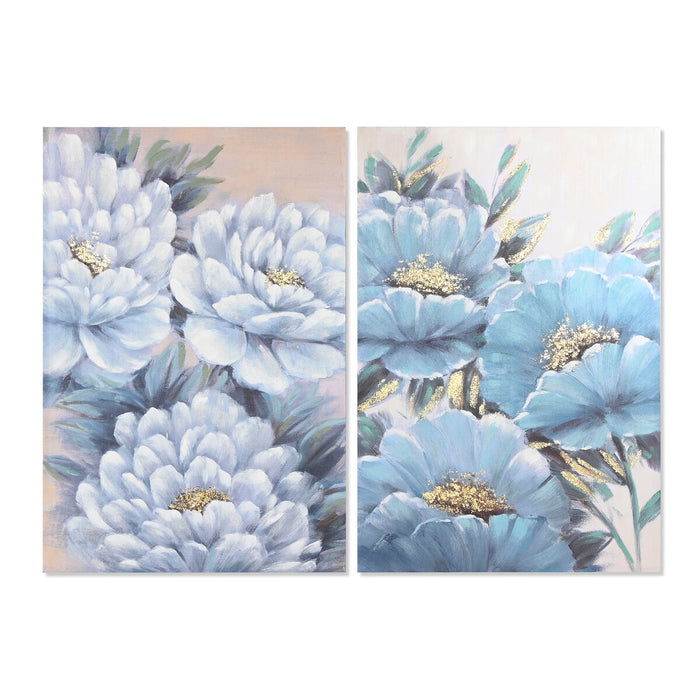 Tablou Home ESPRIT Romantic 80 x 3 x 120 cm (2 Unități)