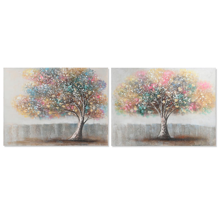 Tablou Home ESPRIT Copac Modern 120 x 3 x 90 cm (2 Unități)