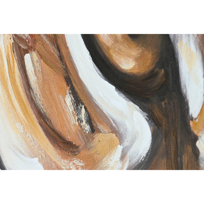 Tablou Home ESPRIT Colonial Tigru 80 x 3,7 x 100 cm (2 Unități)