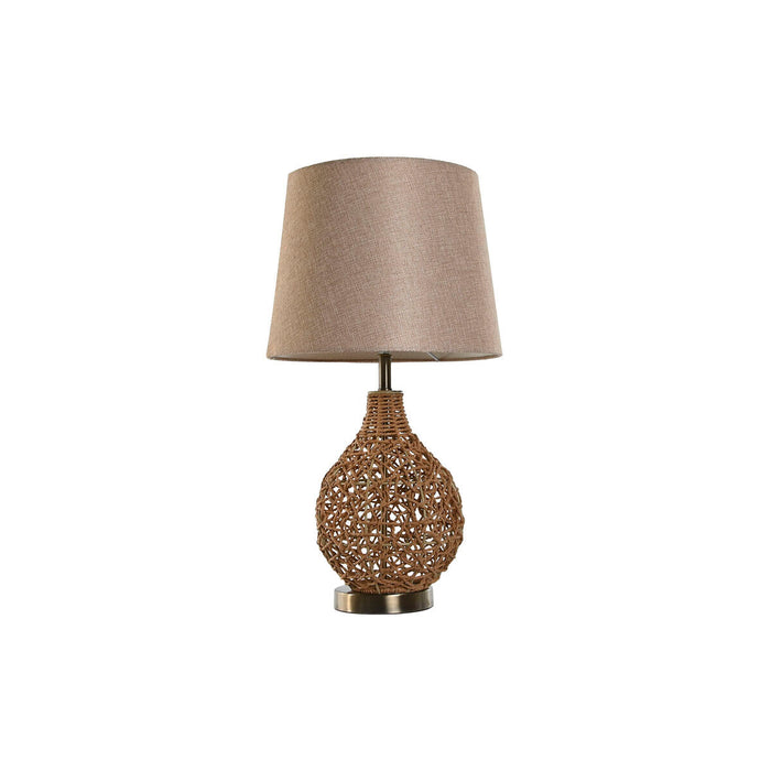 Lampă de masă Home ESPRIT Maro Bej Auriu* Natural 50 W 220 V 33 x 33 x 60 cm