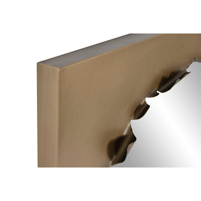 Oglindă de perete Home ESPRIT Auriu* Fier Burete 90 x 9 x 90 cm