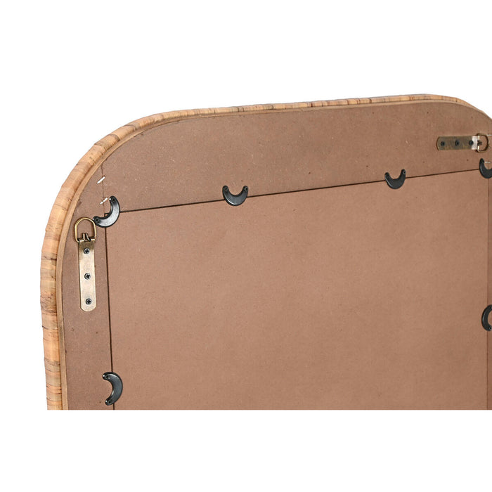 Oglindă de perete Home ESPRIT Maro Natural Brad Colonial 70 x 3 x 100 cm