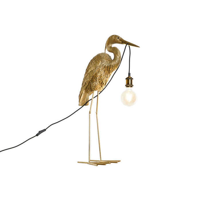 Lampă cu Picior Home ESPRIT Auriu* Metal Rășină 50 W 220 V 40 x 24 x 74 cm