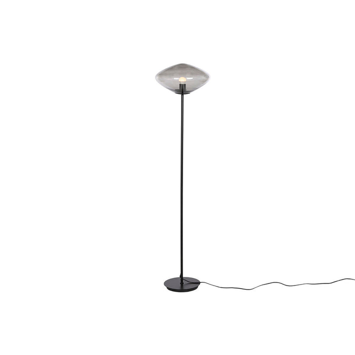 Lampă cu Picior Home ESPRIT Gri Metal Geam 50 W 220 V 39 x 39 x 150 cm