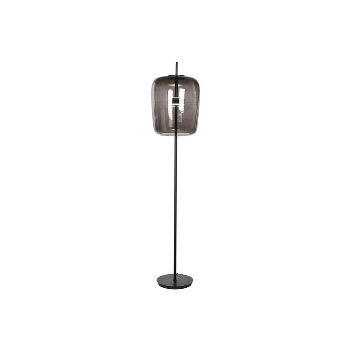 Lampă cu Picior Home ESPRIT Negru Gri Metal Geam 35 x 35 x 168 cm