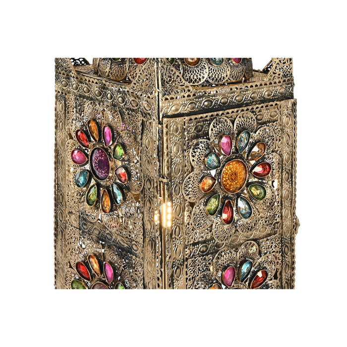 Lampă cu Picior Home ESPRIT Multicolor Auriu* Metal 50 W 220 V 24 x 24 x 110 cm