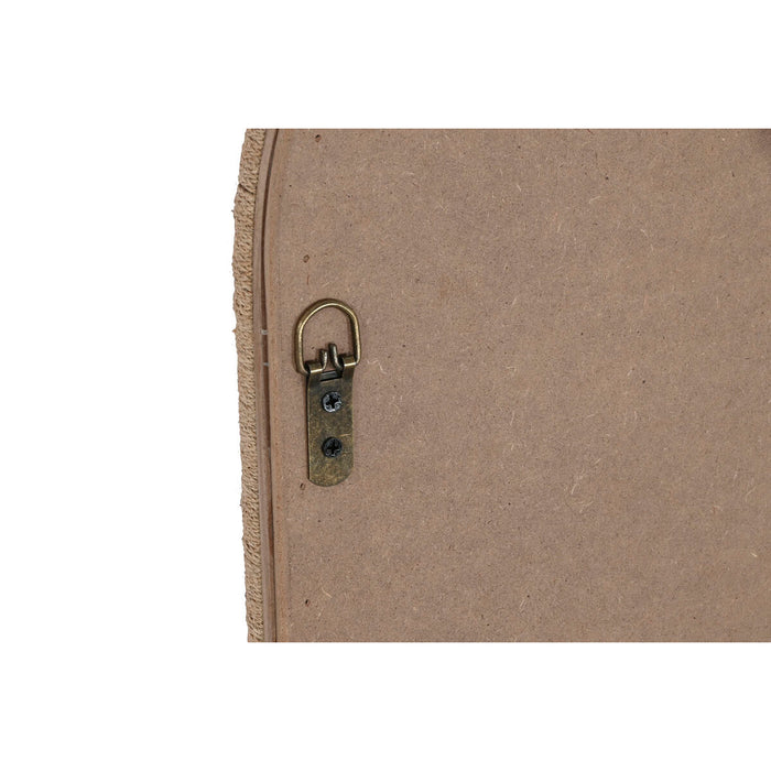 Oglindă de perete Home ESPRIT Natural Въже Lemn MDF Bali 61 x 4 x 76 cm