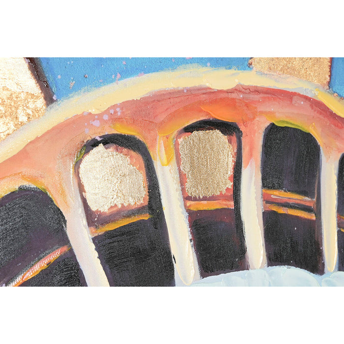 Tablou Home ESPRIT Modern 150 x 3,5 x 150 cm (2 Unități)