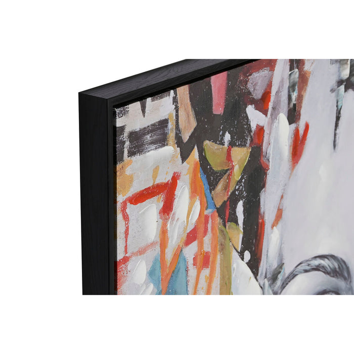 Tablou Home ESPRIT Abstract Modern 100 x 3,5 x 100 cm (2 Unități)