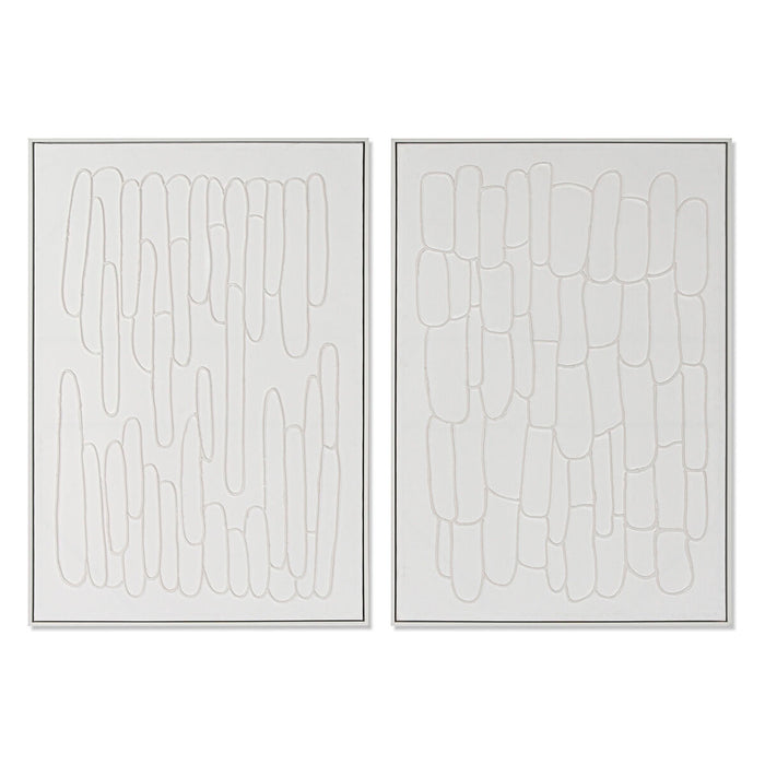 Tablou Home ESPRIT Modern Urban 83 x 4,5 x 123 cm (2 Unități)