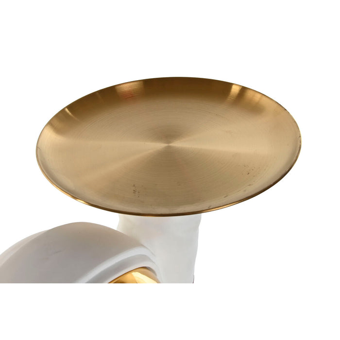 Figură Decorativă Home ESPRIT Alb Auriu* Astronaut / Astronaută 46 x 35 x 77,5 cm