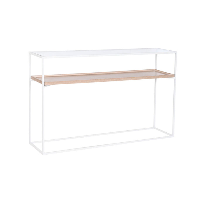 Console Home ESPRIT Alb Metal Geam 120 x 30 x 75 cm