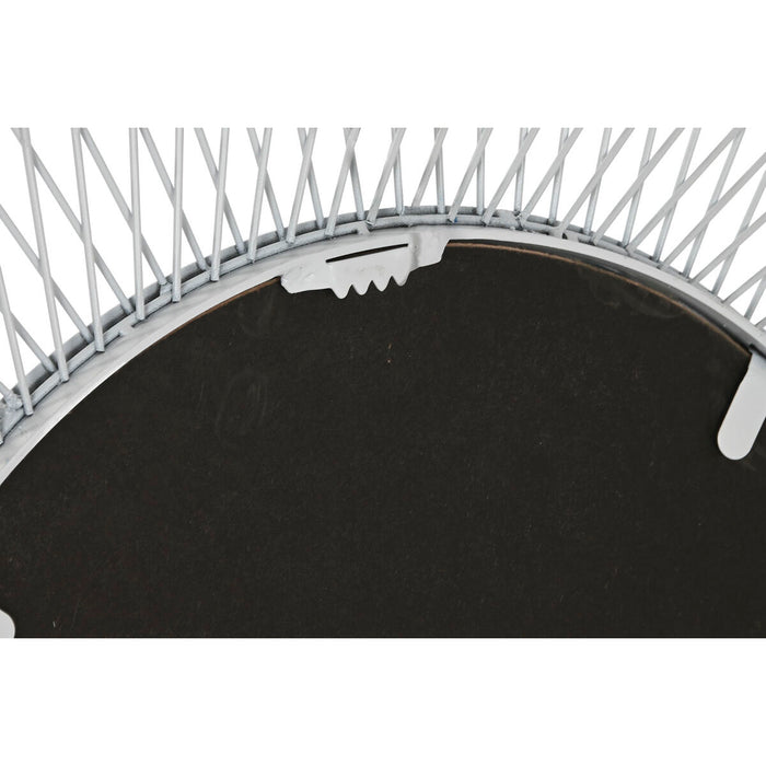 Oglindă de perete Home ESPRIT Alb Metal Oglindă Urban 90 x 2 x 90 cm