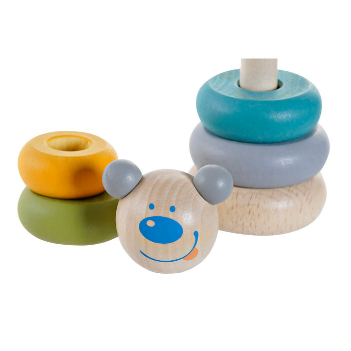 Joc Educativ Home ESPRIT 5,5 x 5,5 x 14 cm animale (2 Unități)