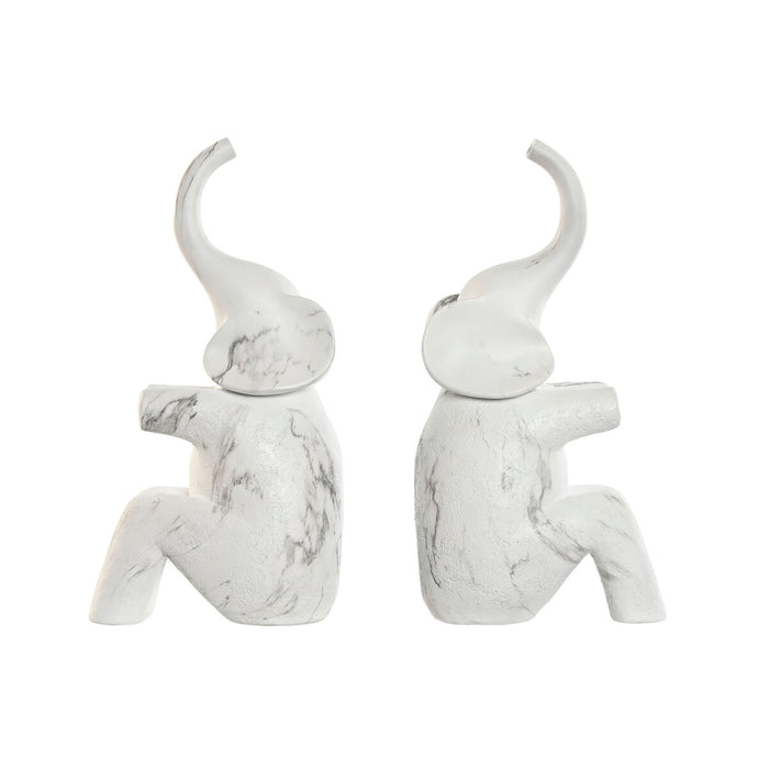Zarážka Home ESPRIT Rășină Elefant 14,5 x 9 x 29,5 cm