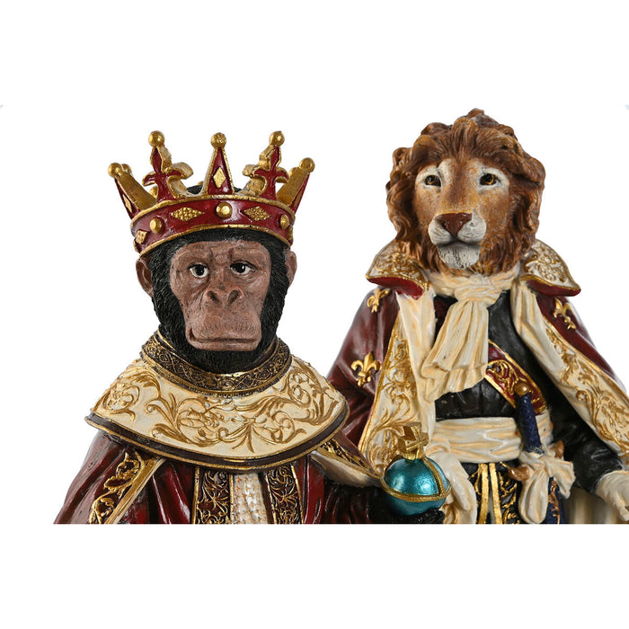 Figură Decorativă Home ESPRIT Multicolor 15 x 14 x 32,5 cm (2 Unități)