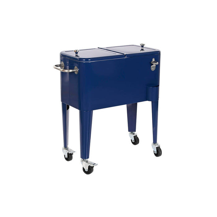 Frigider Portabil Home ESPRIT Bleumarin Oțel polipropilenă 56 L 74 x 43 x 80 cm