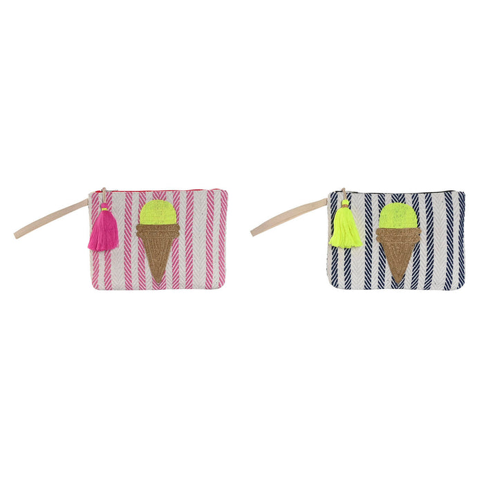 Trusă Home ESPRIT Albastru Roz 26 x 2 x 19 cm (2 Unități)