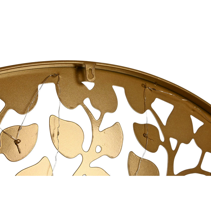 Decorațiune de Perete Home ESPRIT Negru Auriu* Buda Oriental 100 x 1 x 100 cm (2 Unități)