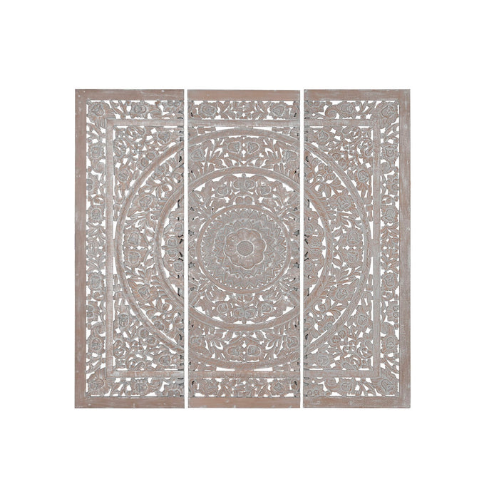 Tăblie de Pat Home ESPRIT Gri Lemn MDF 180 x 3,5 x 180 cm