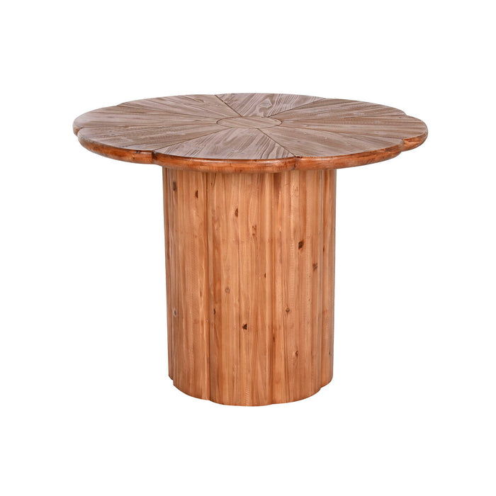 Masă de Sufragerie Home ESPRIT Natural Lemn 100 x 100 x 77 cm