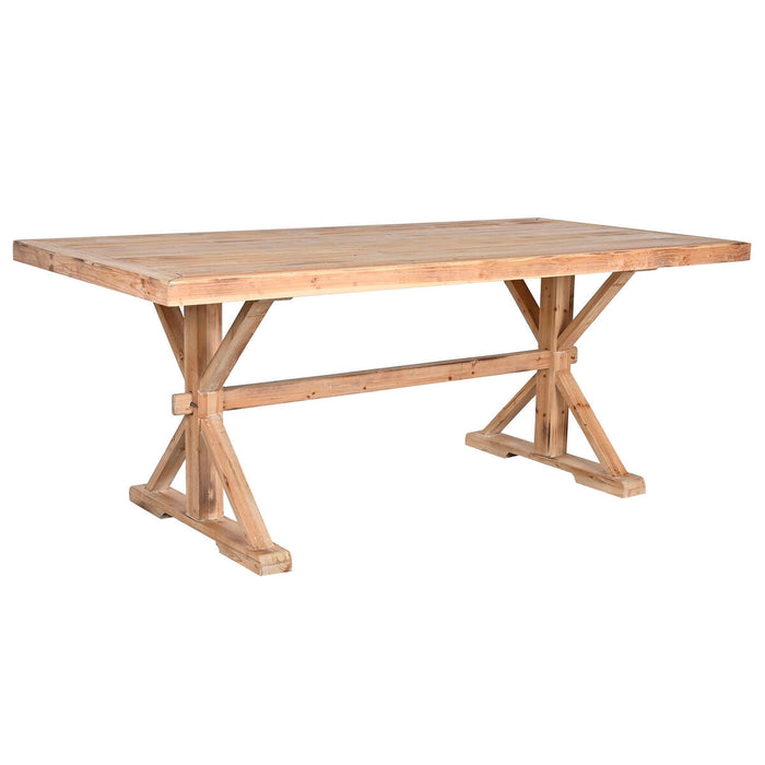 Masă de Sufragerie Home ESPRIT Natural Lemn 200 x 100 x 80 cm