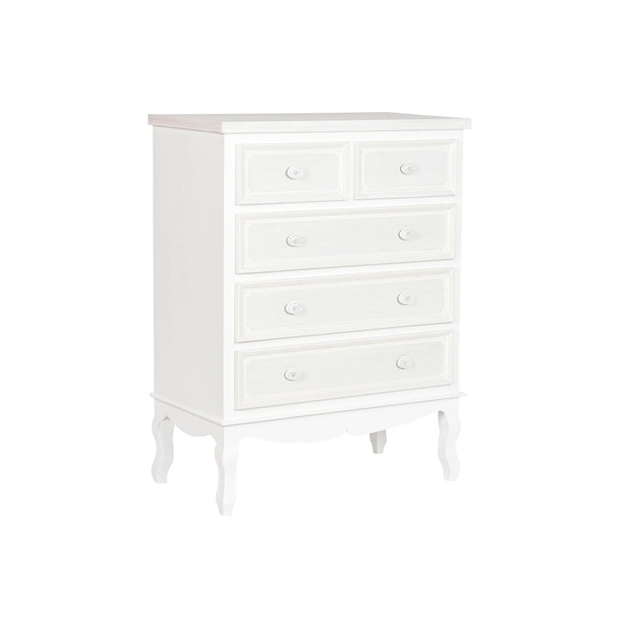 Comodă Home ESPRIT Alb Bej Lemn Lemn MDF Romantic 80 x 42 x 105 cm