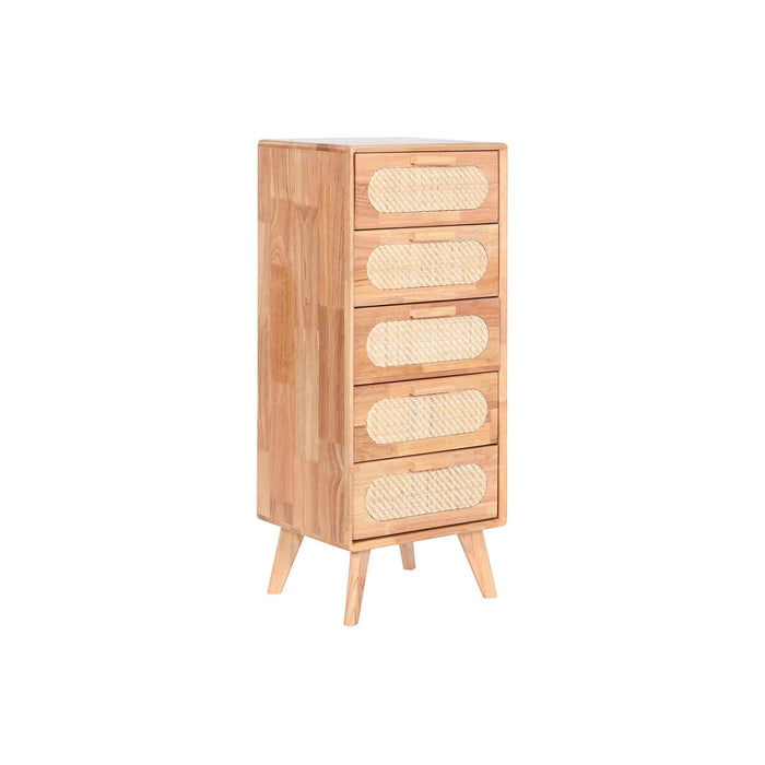 Dulap cu Sertare Home ESPRIT Natural Metal Lemn de cauciuc 40 x 30 x 78 cm