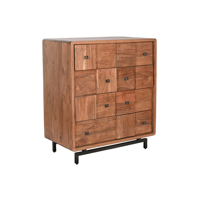 Dulap cu Sertare Home ESPRIT Maro Natural Metal Salcâm Modern 87 x 47 x 100 cm