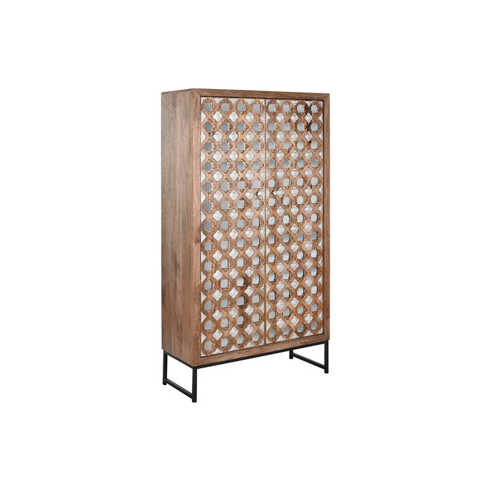 Dulap Home ESPRIT Maro Negru Argintiu 90 x 38 x 170 cm