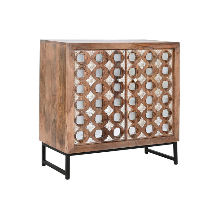 Servantă Home ESPRIT Maro Negru Argintiu 80 x 38 x 80 cm