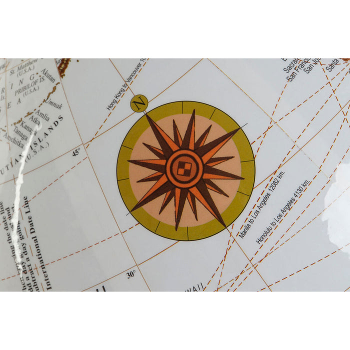 Glob Pământesc Home ESPRIT Maro PVC Lemn de mango 47 x 45 x 70 cm