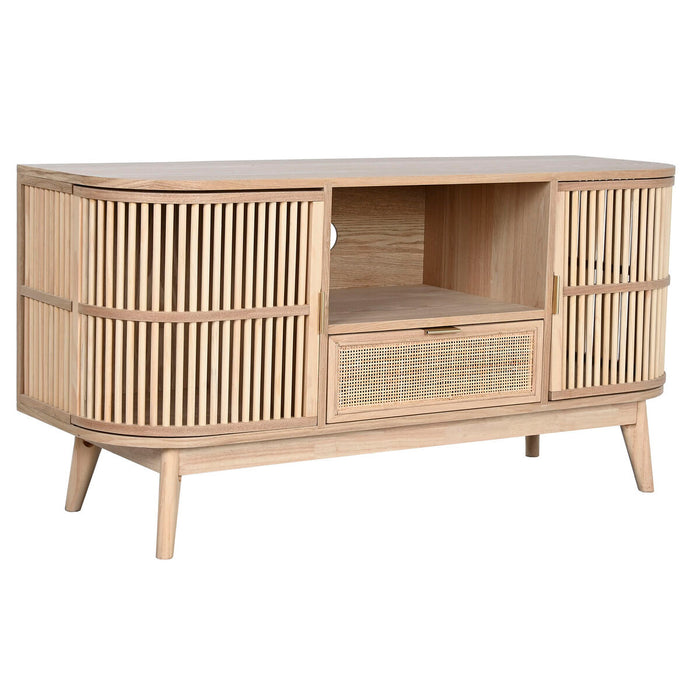 Mobilă TV Home ESPRIT Auriu* Natural Ratan Brad 120 x 40 x 60 cm