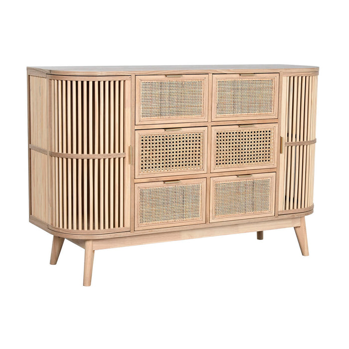 Dulap cu Sertare Home ESPRIT Auriu* Natural Brad 120 x 40 x 80 cm