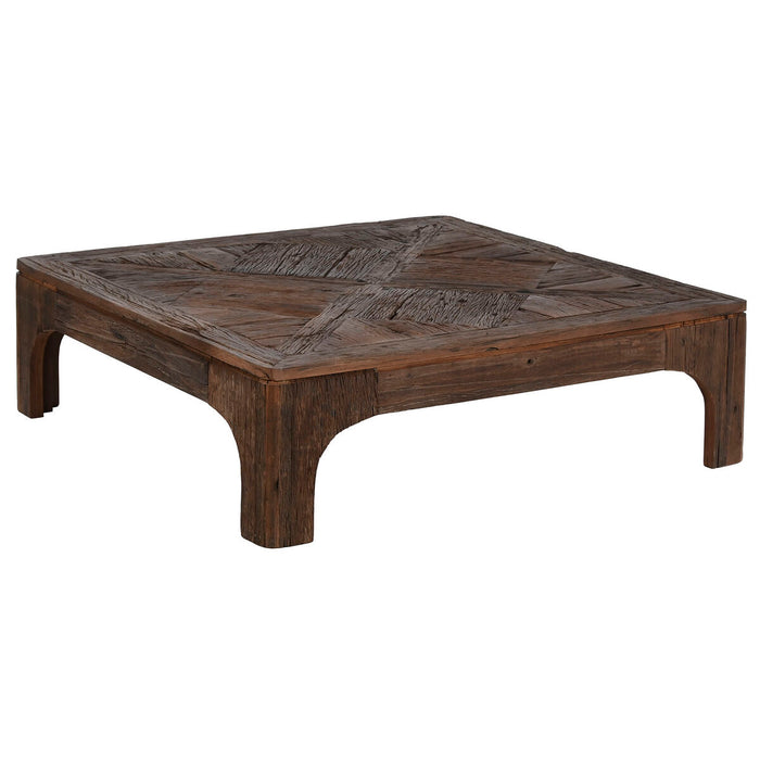 Masa de Cafea Home ESPRIT Maro Lemn 100 x 100 x 32 cm