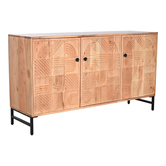 Servantă Home ESPRIT Maro Negru 145 x 40 x 80 cm