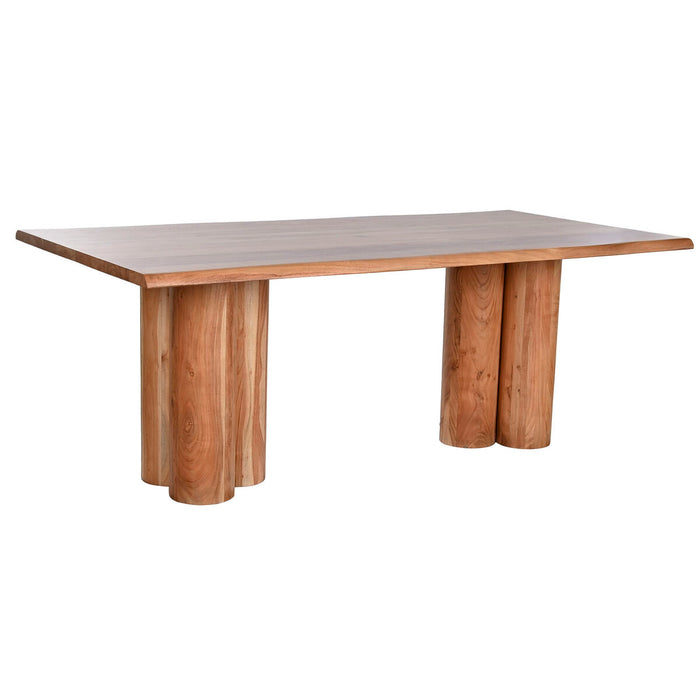 Masă de Sufragerie Home ESPRIT Maro Natural Lemn de salcâm 200 x 100 x 76 cm