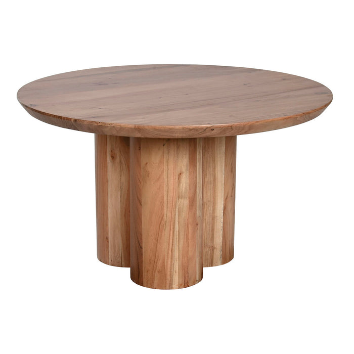 Masa de Cafea Home ESPRIT Maro Natural Lemn de salcâm 80 x 80 x 45 cm